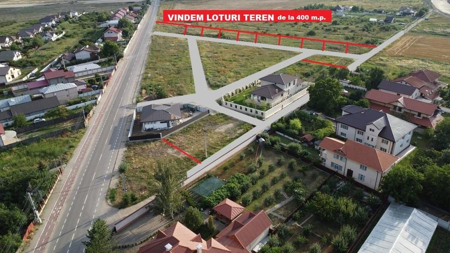 Teren Construcții intravilan de 400 mp, în Nord
