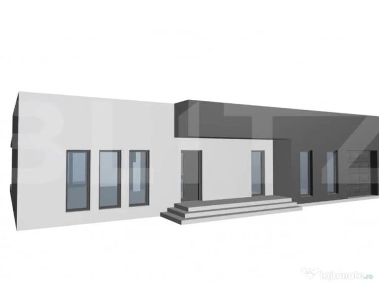 Casă cu 4 camere cu Teren 450 Mp în Cârcea