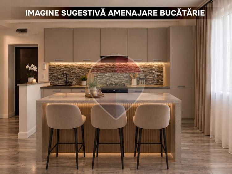 Apartament cu 3 camere decomandat, mobilat în Orașul Vechi