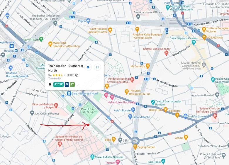 Inchiriez garsoniera Gara de Nord, aproapte de metrou, Cismigiu, piata Victoriei, semicentral, magis - 1