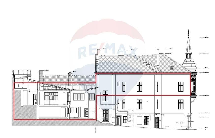 Casă individuală cu 12 camere cu Teren 1048 Mp în Brașovul Vechi