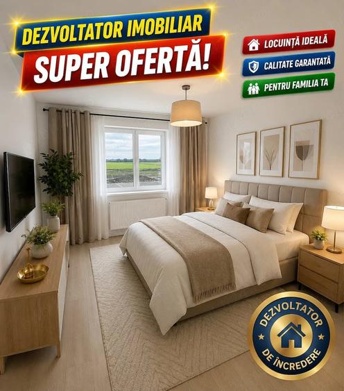 Apartament cu 2 camere decomandat în Neptun