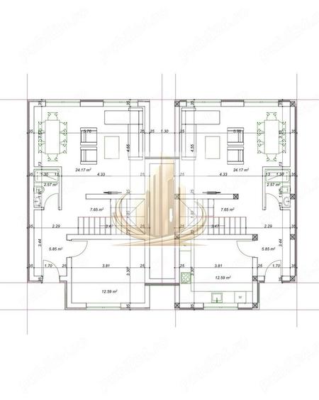 Duplex cu 4 camere cu Canalizare în Săcălaz