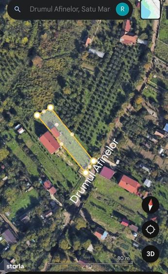 Teren de 1000 mp, în Bercu Roșu
