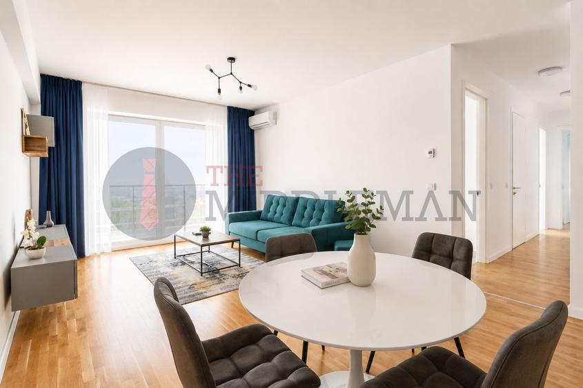 Apartament cu 3 camere decomandat, mobilat în P-ta Presei Libere