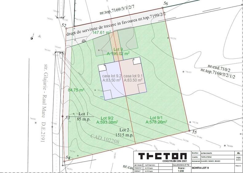 Teren Construcții intravilan de 3200 mp, în Glăjărie