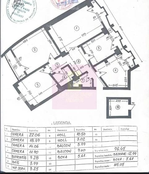 Apartament cu 4 camere decomandat în Libertății