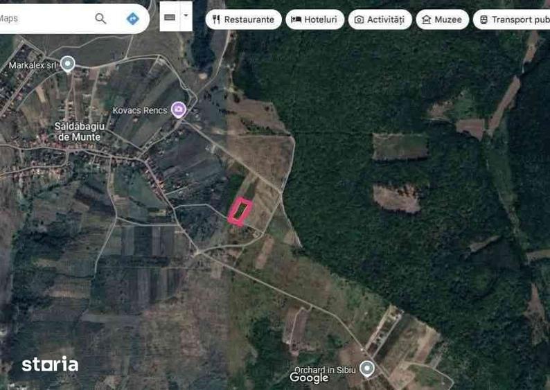 Teren de 3000 mp, în Nord