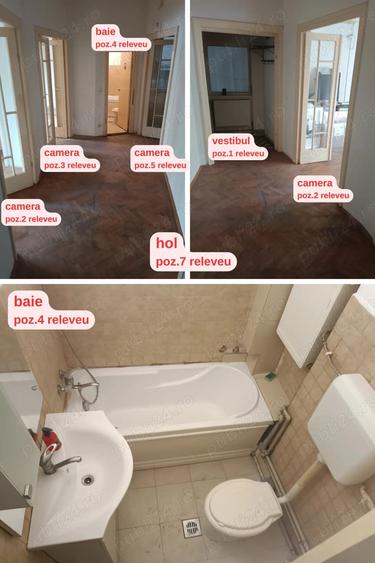 Apartament cu 3 camere decomandat în Calea Victoriei