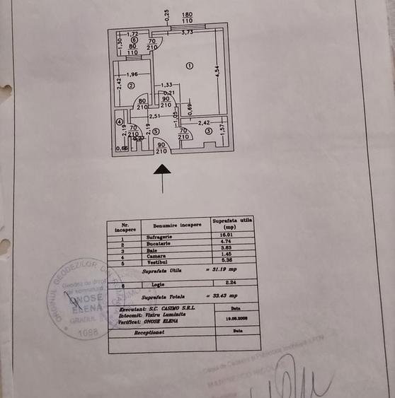 Garsonieră în Central