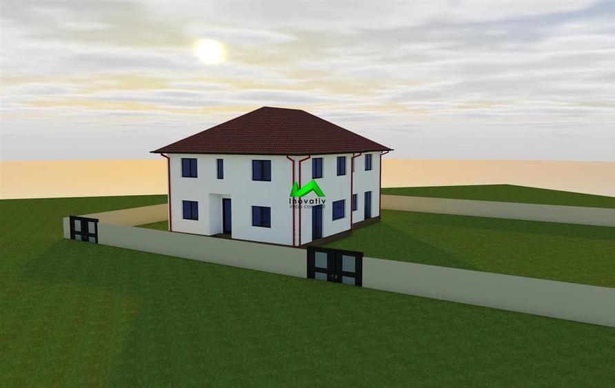 Duplex cu 4 camere cu Teren 420 Mp în Șelimbăr