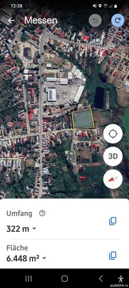 Teren de 7500 mp, în Central