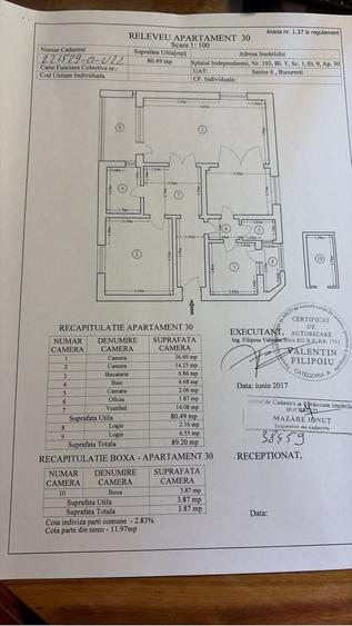 Apartament cu 3 camere decomandat în Cotroceni