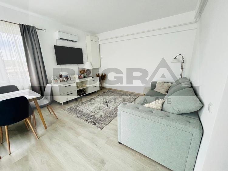 Apartament cu 2 camere semidecomandat, mobilat în Iris