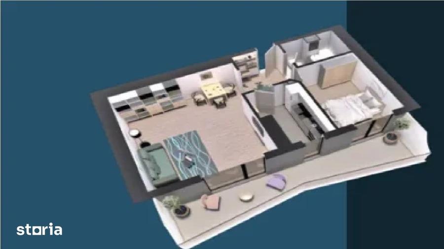 Apartament cu 2 camere decomandat în Central