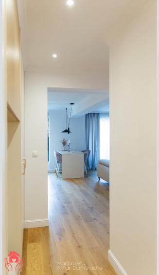 Apartament cu 3 camere semidecomandat, mobilat în Herăstrău
