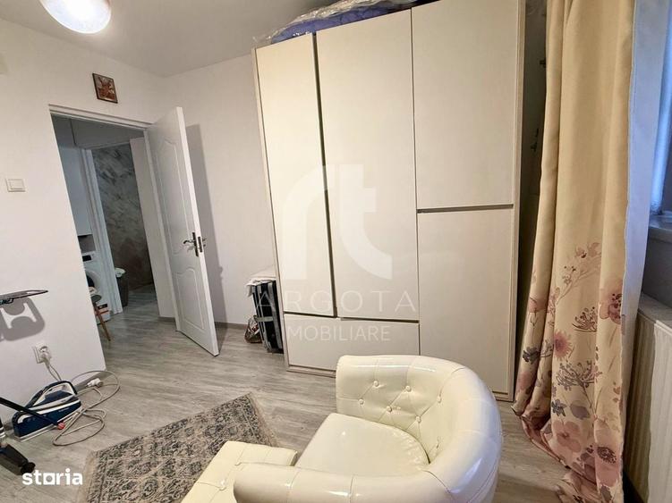 Apartament cu 3 camere semidecomandat în Micro 3