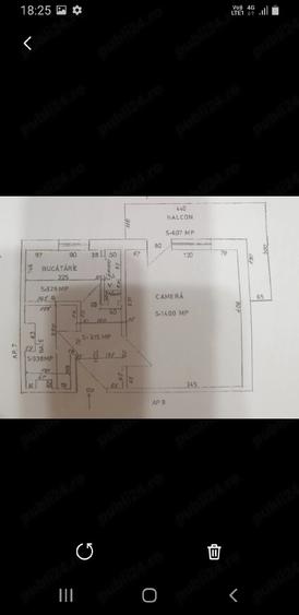 Garsonieră decomandată în Central