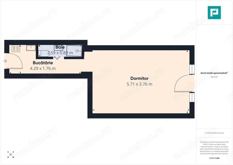 Apartament o camera ultracentral, Pia?a Victoriei - 5