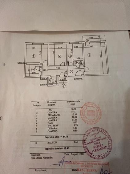 Apartament cu 3 camere decomandat în Timpuri Noi