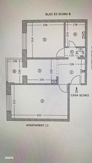 Apartament 2 cam dec cf 1 Brosteni etaj 3/4 - 39