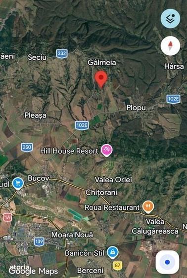 Teren de 22000 mp, în Plopu