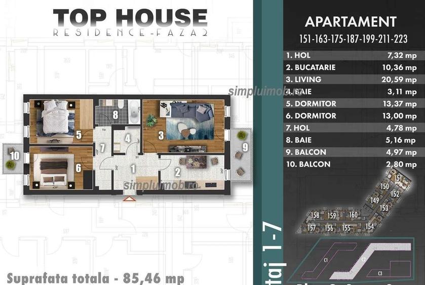 3 Camere Decomandat Bloc NOU Reducere Majora 30.000 - 3