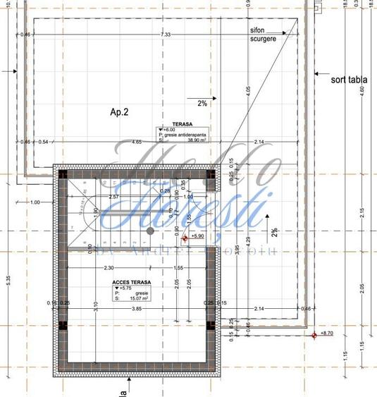 Duplex cu 5 camere cu Canalizare în Florești