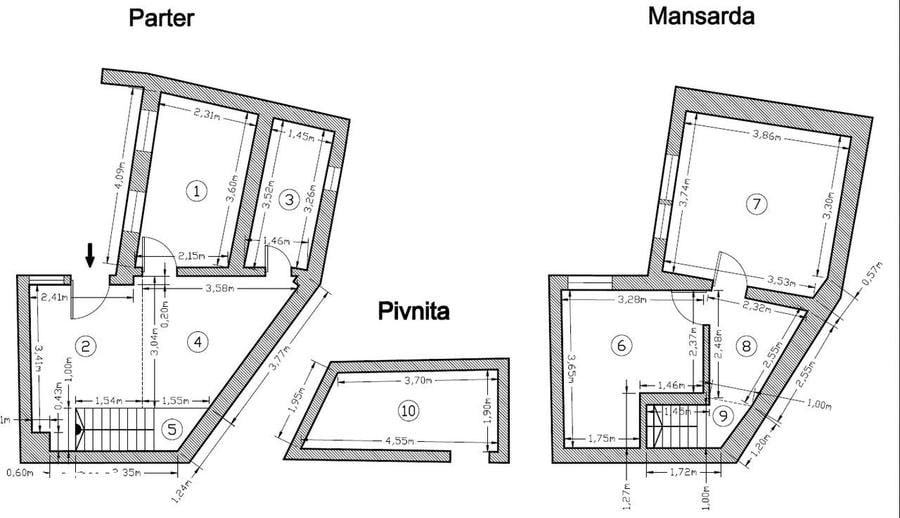 Sector 2, Soseaua Stefan cel Mare, casa la curte P+M - 14