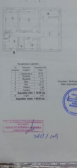 Apartament cu 2 camere decomandat în Tineretului