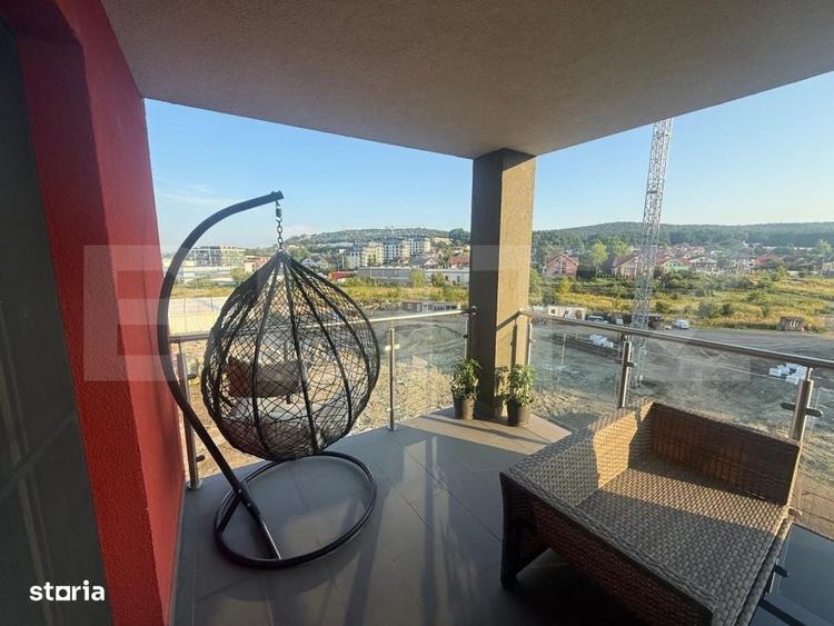 Apartament 2 camere Green Residence, 62 mp + 2 terase, mobilat, parcar - 5