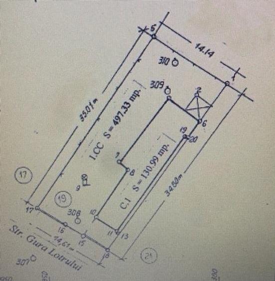 Teren Construcții intravilan de 497.32998657227 mp, în Ghencea
