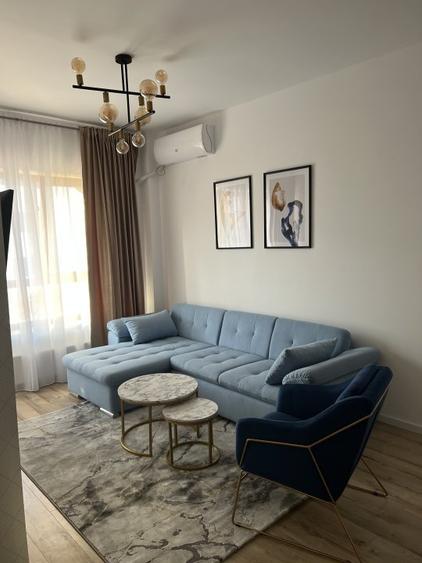 Apartament cu 2 camere semidecomandat, mobilat în Mihai Bravu