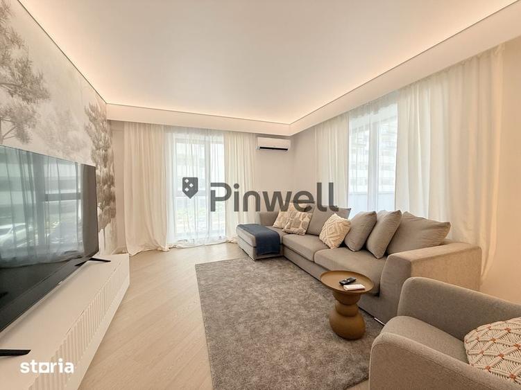 Apartament lux 3 camere Cortina Residence Baneasa 85mp mobilat premium - 1