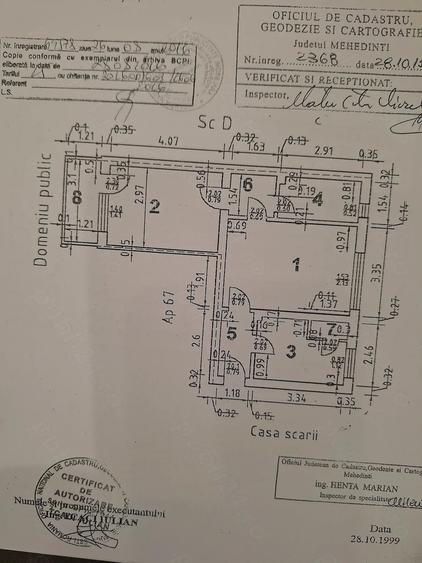 Apartament cu 2 camere semidecomandat în Crihala