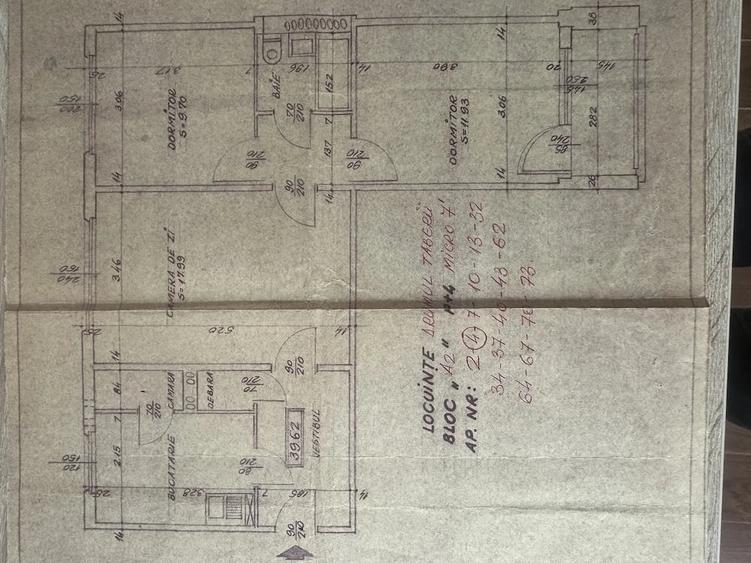Apartament cu 3 camere semidecomandat în Ghencea