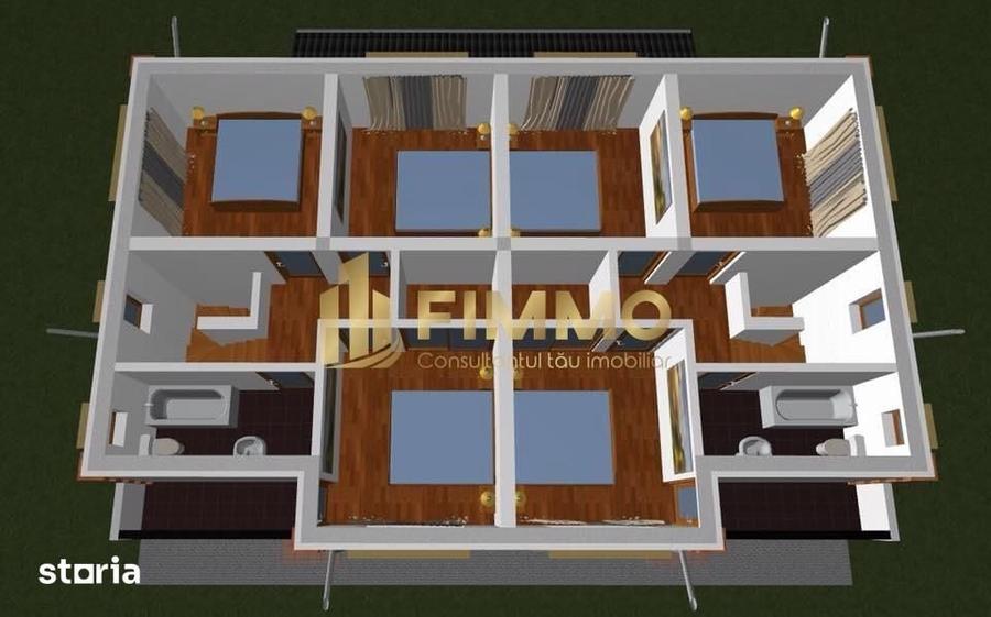 Casă cu 4 camere cu Teren 200 Mp în Ipotești