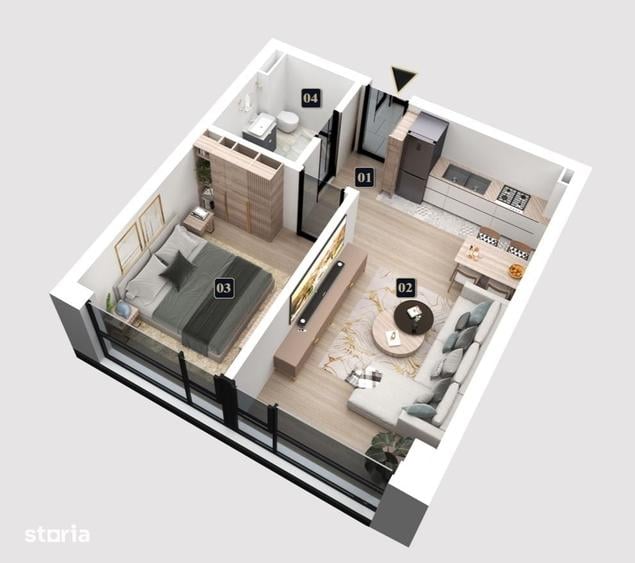 Studio | Ansamblu privat | TVA inclus - 8