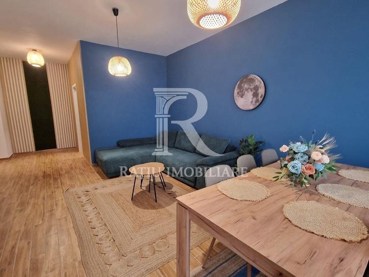 Apartament cu 3 camere decomandat, mobilat în Nufărul