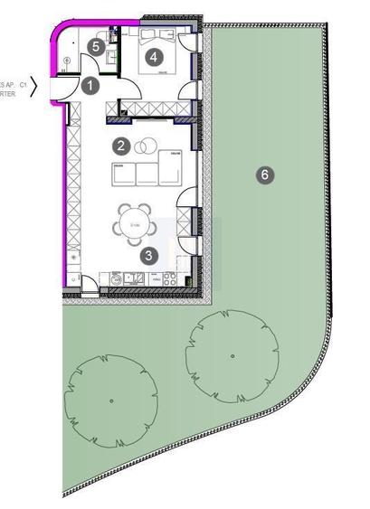 Apartament cu 2 camere în Sisești