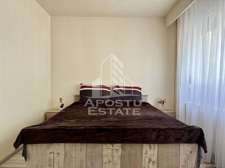 Apartament cu 2 camere semidecomandat, mobilat în Punctele Cardinale