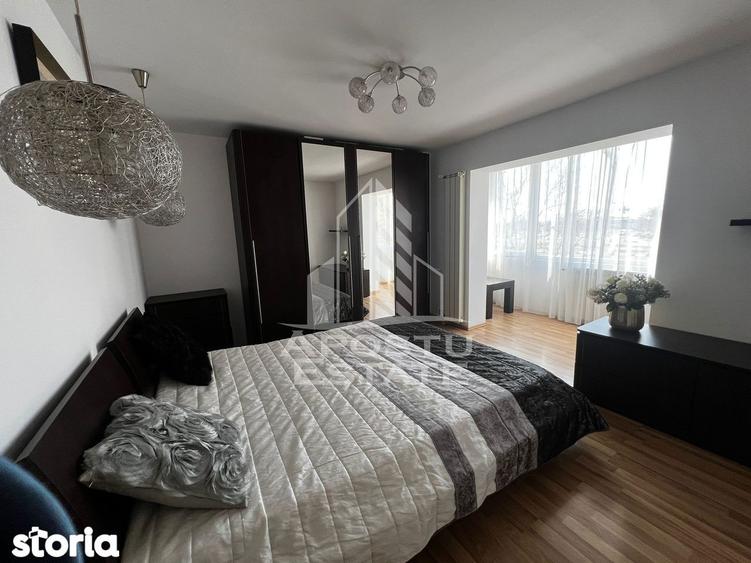 Apartament cu 3 camere semidecomandat, mobilat în Steaua