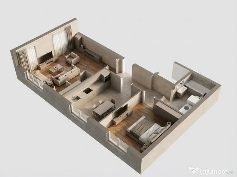 Apartament 2 CAM, SU 57.32 MP, zona IRIS - Cluj-Napoca (Cluj) - 3