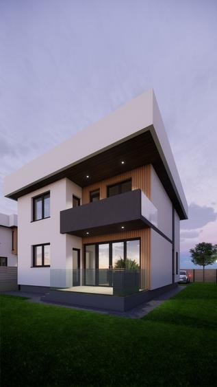 Casă individuală cu 4 camere cu Teren 280 Mp în Trivale