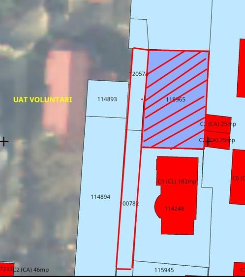 Teren Construcții intravilan de 369 mp, în Pipera