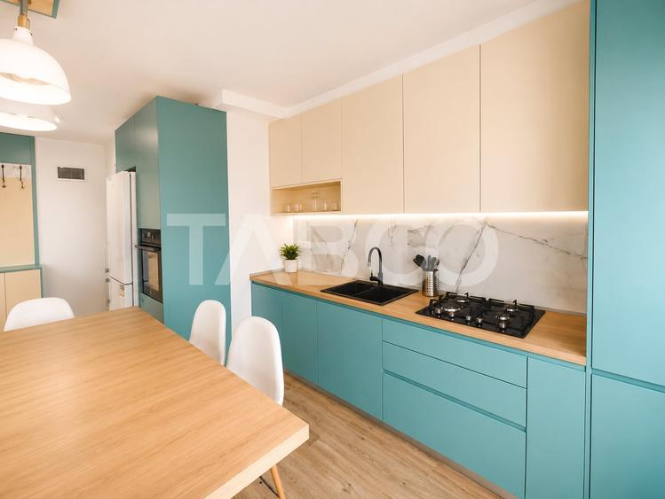 Apartament cu 3 camere decomandat, mobilat în Piața Cluj