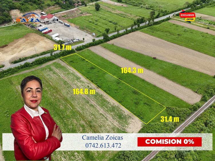 Teren agricol intravilan de 5200 mp, în Ilba