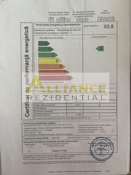 Apartament cu 2 camere decomandat în Titan
