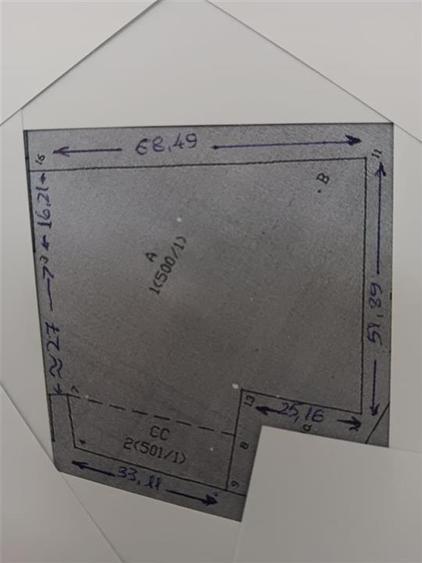 Teren intravilan de 3500 mp, în Păun