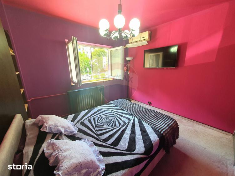 Apartament cu 3 camere decomandat, mobilat în Rahova